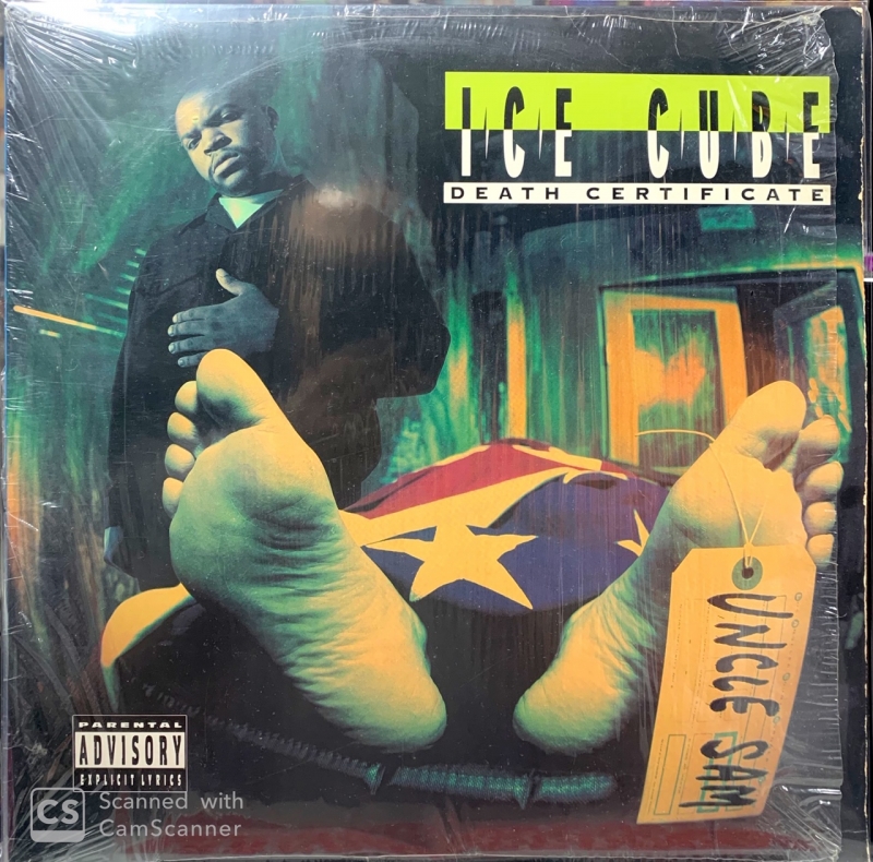 LP Ice Cube - Death Certificate VINYL semi novo (049925715514)