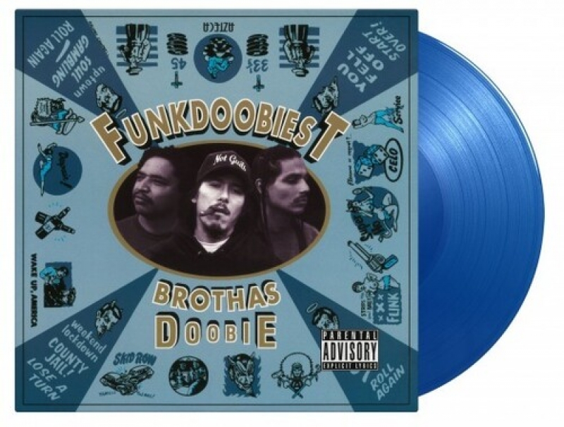 LP Funkdoobiest -  Brothas Doobie Limited 25th Anniversary VINYL AZUL LACRADO
