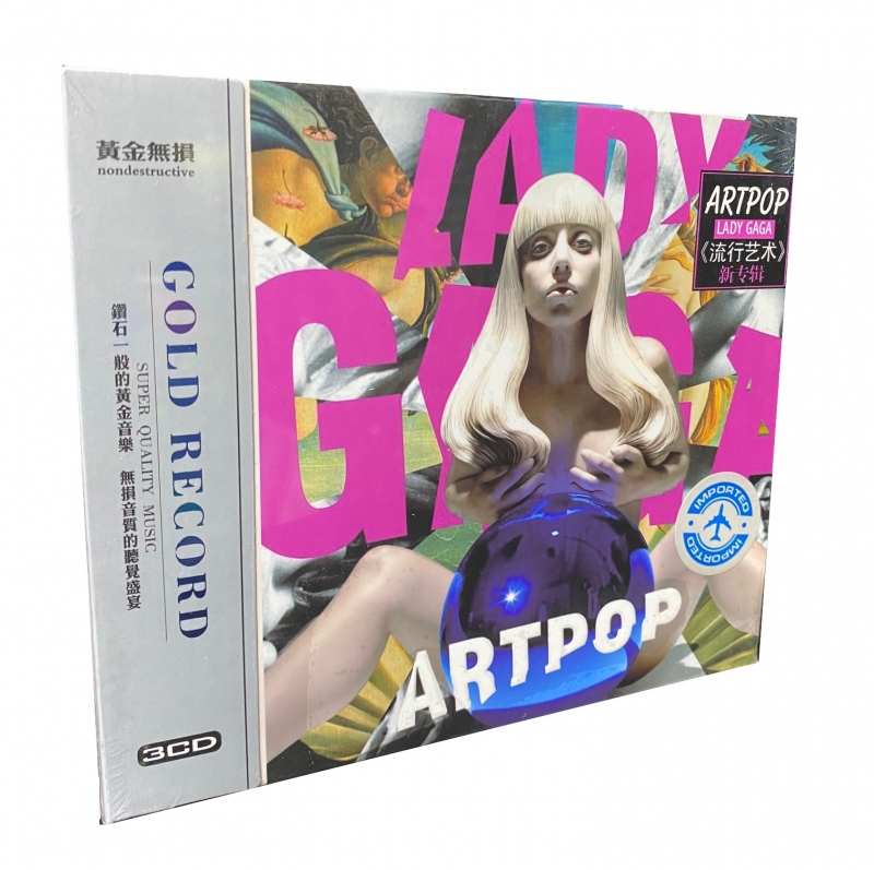 BOX LADY GAGA - ARTPOP 3 CDS IMPORTADO LACRADO