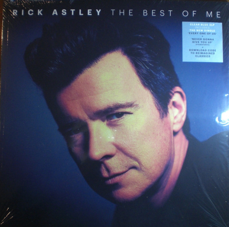 LP Rick Astley - The Best Of Me VINYL DUPLO LP AZUL IMPORTADO LACRADO