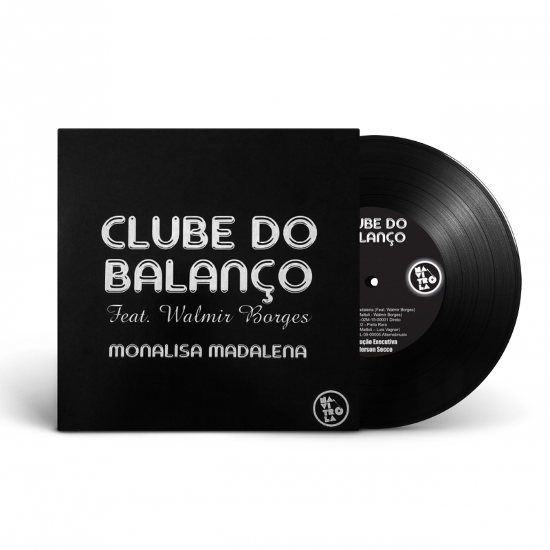LP CLUBE DO BALANCO E WALMIR BORGES - MONALISA MADALENA E PRETA RARA LP 7 POLEGADA
