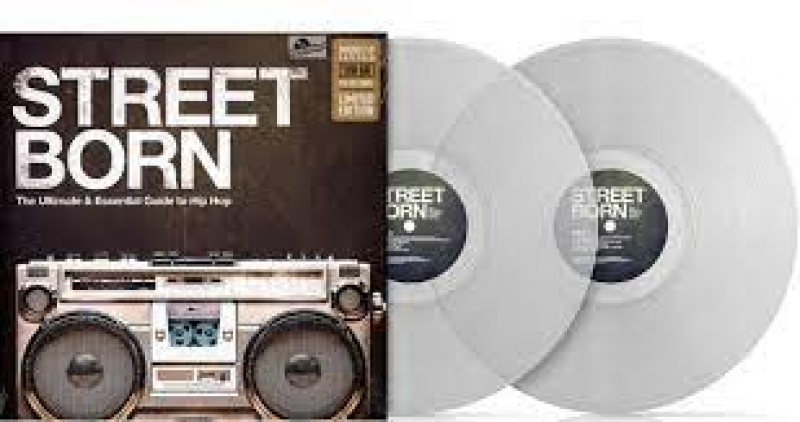 LP Street Born - The Ultimate Guide To Hip Hop Various Silver Vinyl DUPLO LACRADO
