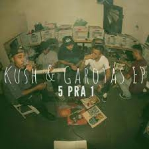 LP 5 PRA 1 - KUSH & GAROTAS EP VINIL VERDE LACRADO
