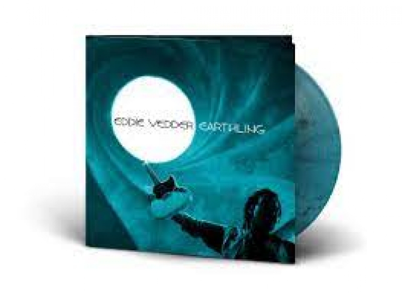 LP EDDIE VEDDER - Earthling Indie Exclusive Limited Edition Translucent Blue Black Marble LP