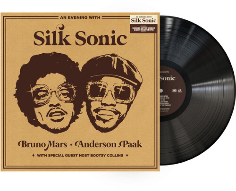 LP Silk Sonic Bruno Mars Anderson Paak - An Evening With Silk Sonic VINYL IMPORTADO LACRADO