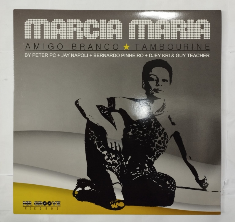 LP Marcia Maria - Amigo Branco & Tambourine (Remixes & Re edits) (Single) VINIL