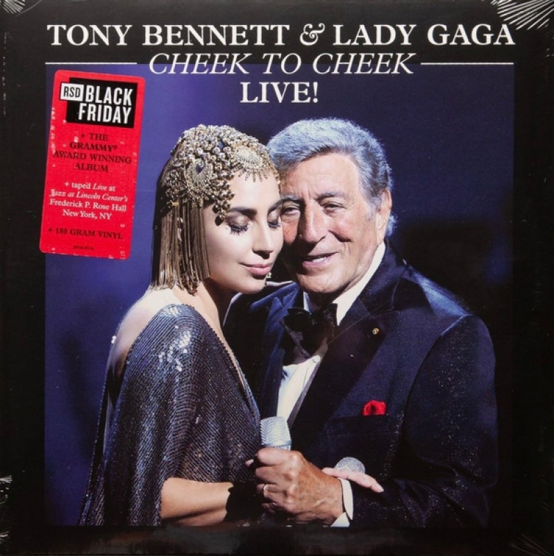 LP Tony Bennett Lady Gaga - Cheek To Cheek Live VINYL DUPLO IMPORTADO LACRADO