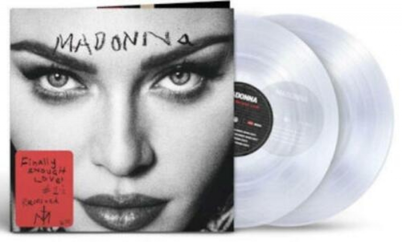 LP MADONNA - Finally Enough Love REMIXED (CLEAR VINYL)  DUPLO LACRADO