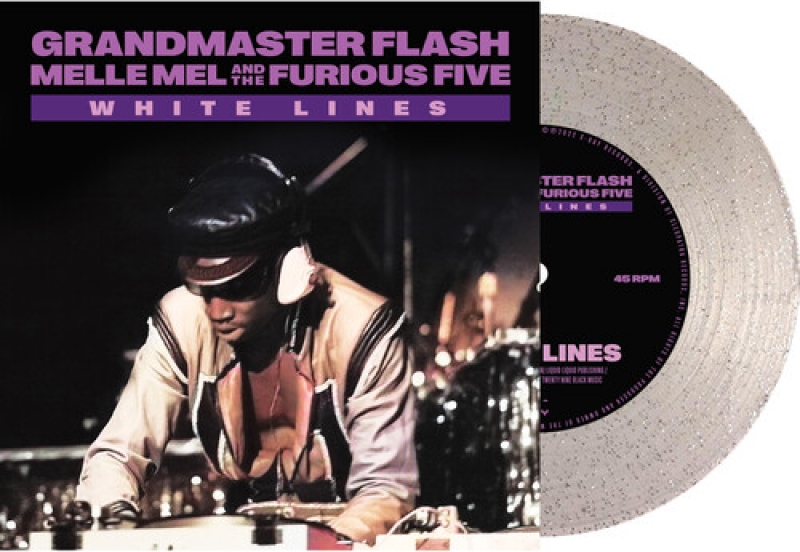 LP Grandmaster Flash - White Lines VINYL 7 POLEGADAS IMPORTADO LACRADO