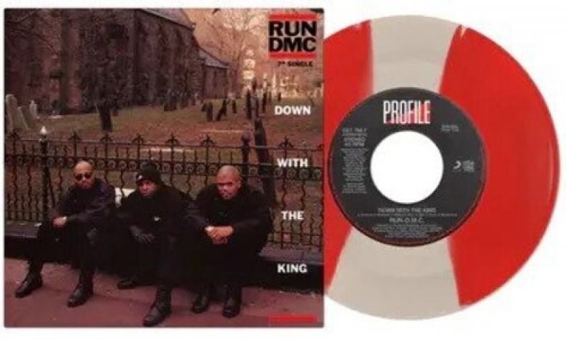 LP Run Dmc - Down With The King Come On Everybody VINYL 7 POLEGADAS IMPORTADO LACRADO