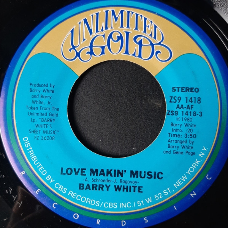 LP Barry White - Love Makin Music VINYL 7 POLEGADA