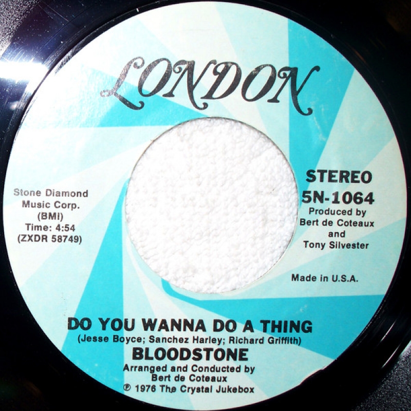 LP Bloodstone - Do You Wanna Do A Thing e Save Me VINYL 7 POLEGADA