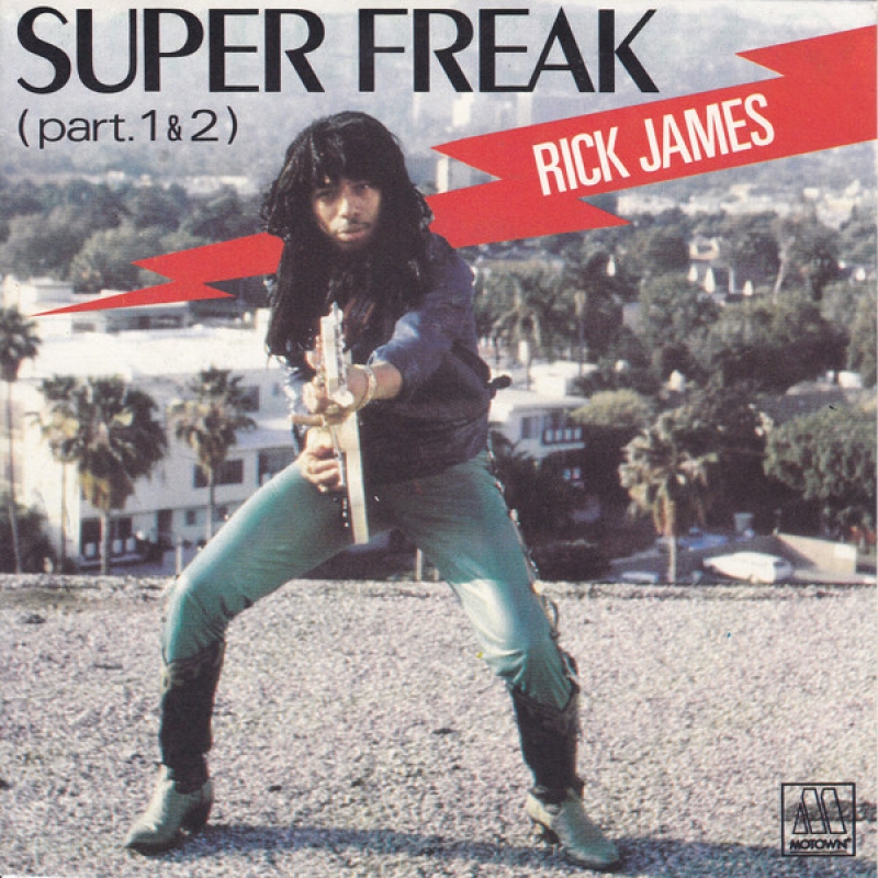 LP Rick James - Super Freak (Part 1&2) VINYL 7 POLEGADA