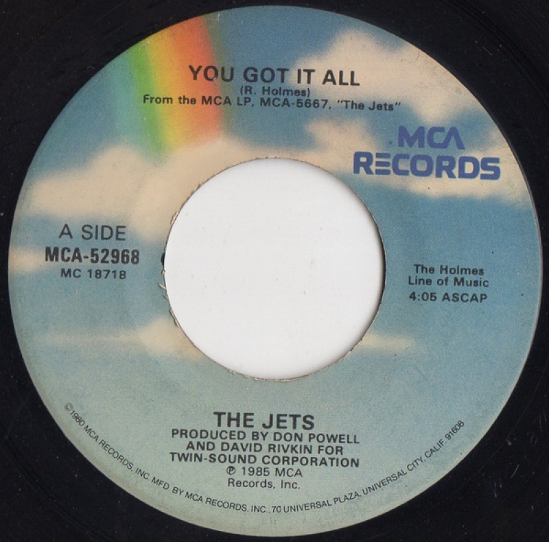 LP The Jets - You Got It All VINIL 7 POLEGADA