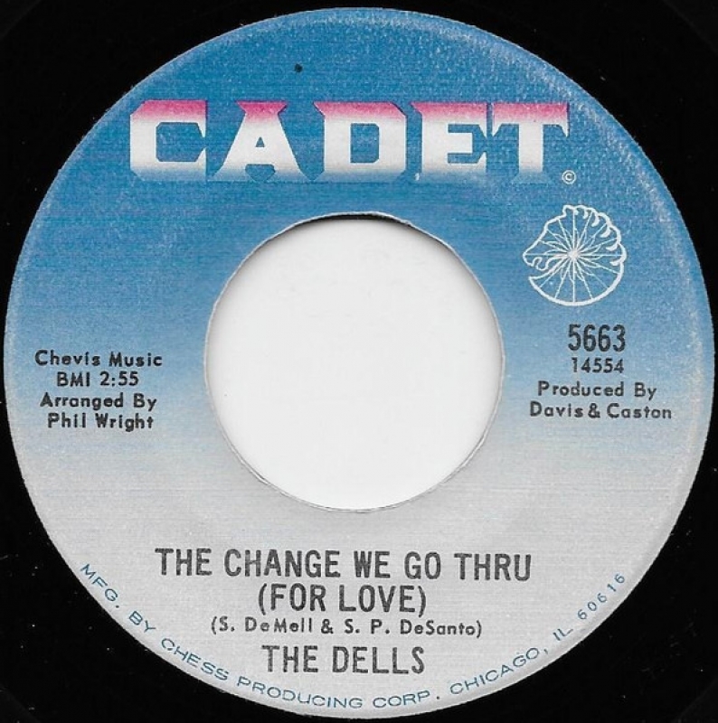 LP THE DELLS - Oh What A Day - The Change We Go Thru (VINIL 7 POLEGADAS