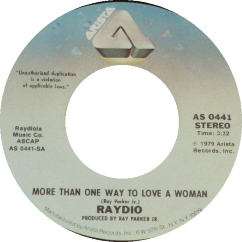 LP Raydio - More Than One Way To Love A Woman (VINIL 7 POLEGADAS)