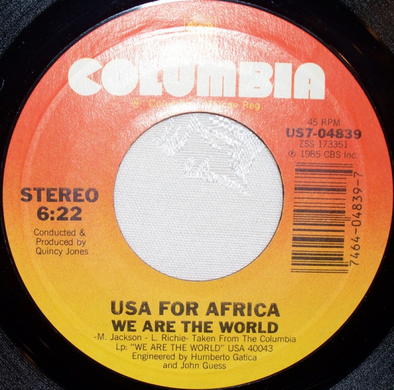 LP USA For Africa - We Are The World (VINIL 7 POLEGADAS)