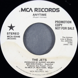 LP The Jets - Anytime (VINIL 7 POLEGADAS)