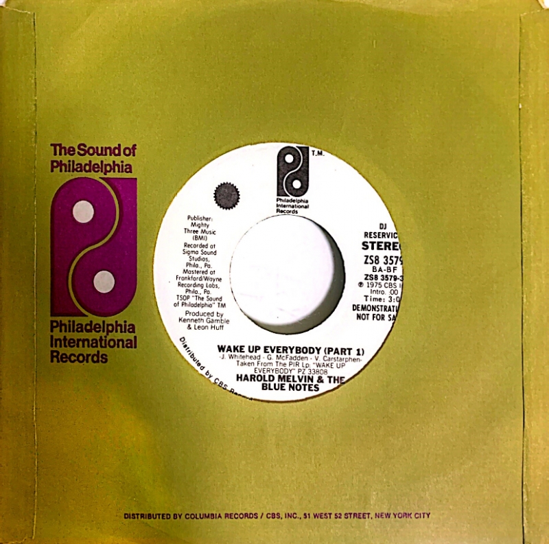 LP Harold Melvin & The Blue Notes - Wake Up Everybody VINIL 7 POLEGADA IMPORTADO