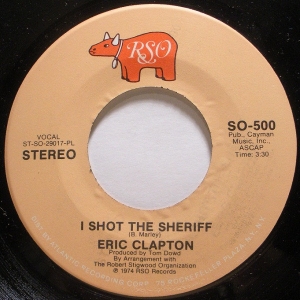 LP Eric Clapton - I Shot The Sheriff VINYL COMPACTO 7 POLEGADAS