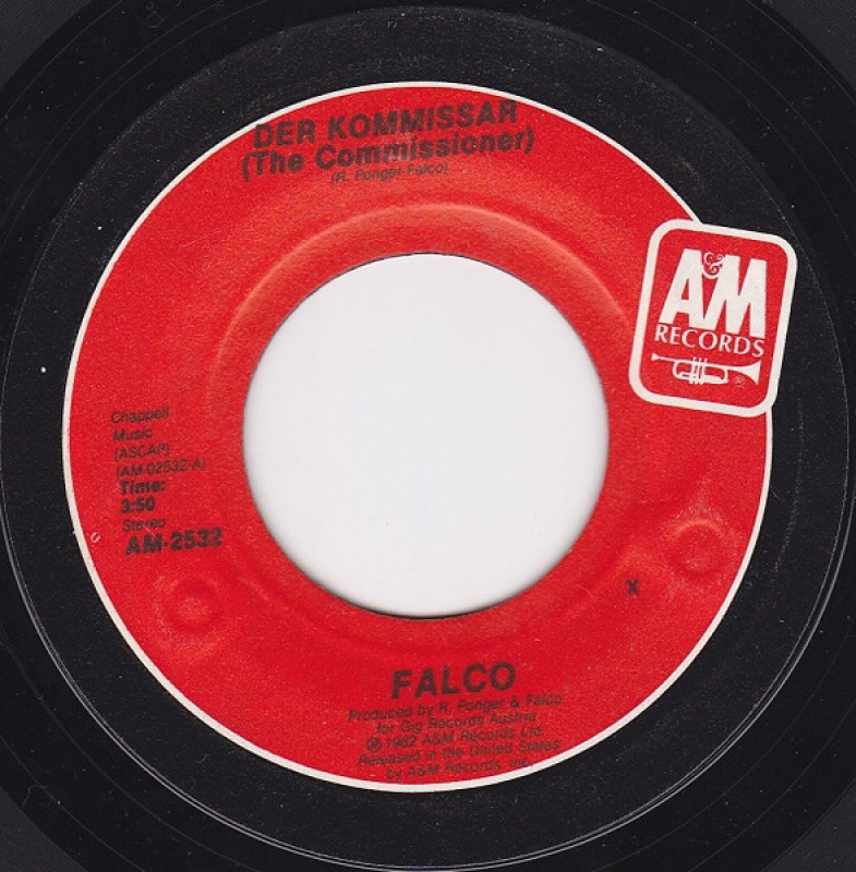 LP Falco - Der Kommissar - The Commissioner (COMPACTO 7 POLEGADAS)