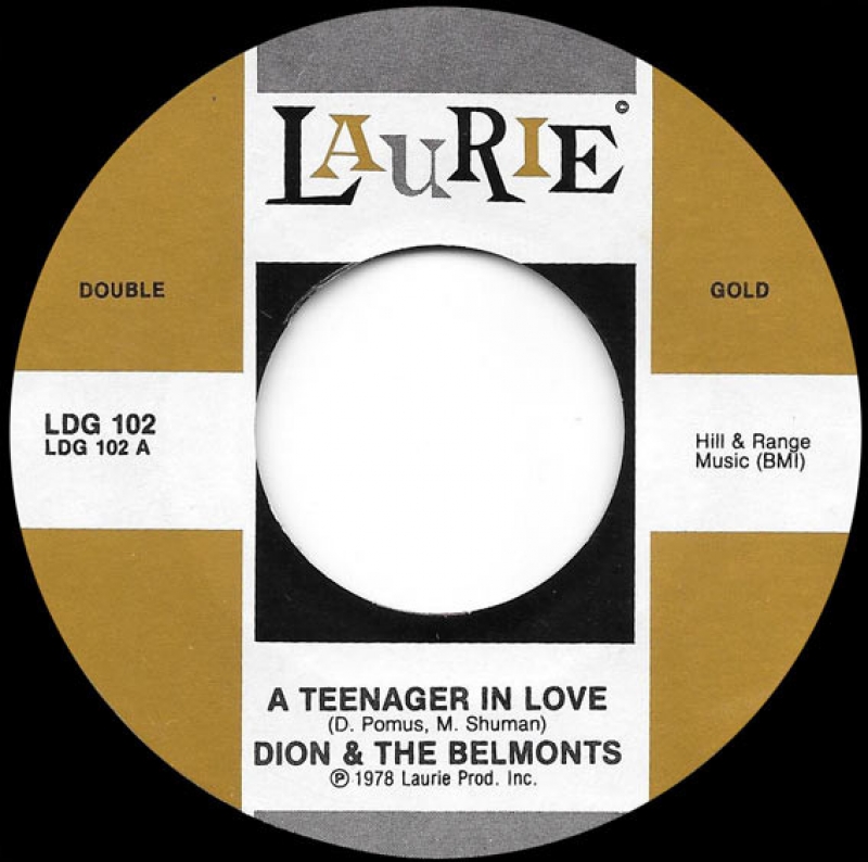 LP Dion & The Belmonts - A Teenager In Love (COMPACTO 7 POLEGADAS)