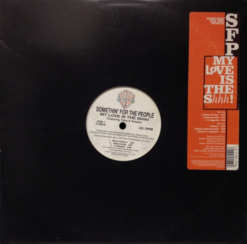 LP Something For The People Feat Trina & Tamara - My Love Is The Shhh VINYL SINGLE IMPORTADO