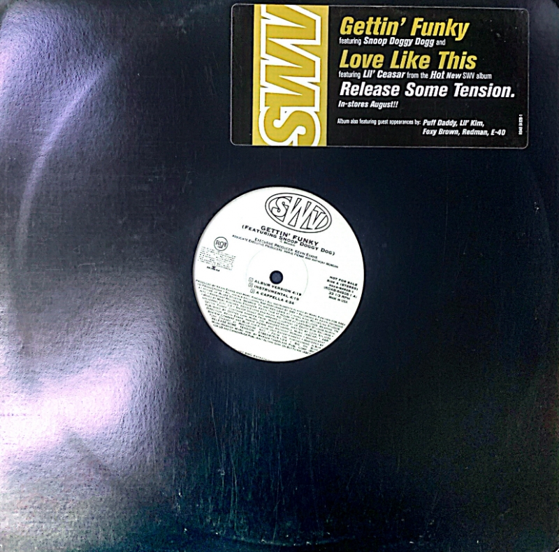 LP SWV feat SNOOP DOGG - Gettin Funky e Love Like This VINYL SINGLE IMPORTADO