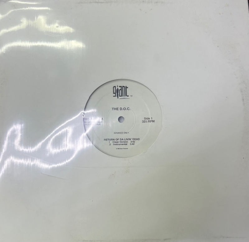 LP The DOC -  Return Of Da Livin Dead VINYL SINGLE IMPORTADO