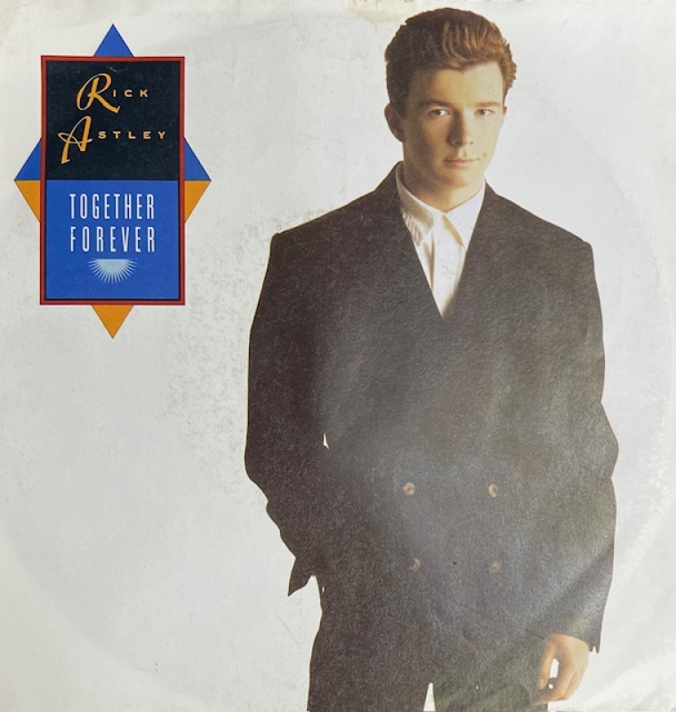 LP Rick Astley - Together Forever VINYL COMPACTO 7 POLEGADAS IMPORTADO