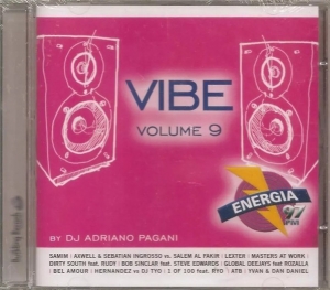 Vibe 97 - vol 9 DJ ADRIANO PAGANI ENERGIA 97 BOB SINCLAIR ROZALLA ATB (CD) Vibe 97 - vol 9 DJ ADRIANO PAGANI ENERGIA 97 BOB SINCLAIR ROZALLA ATB (CD)