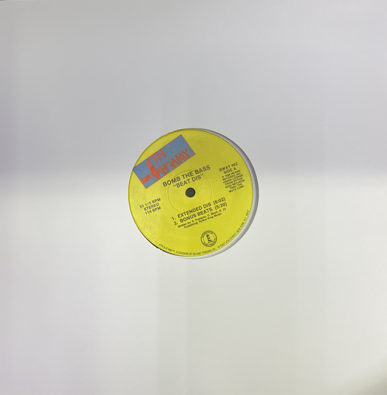 LP Bomb The Bass - Beat Dis VINYL SINGLE IMPORTADO
