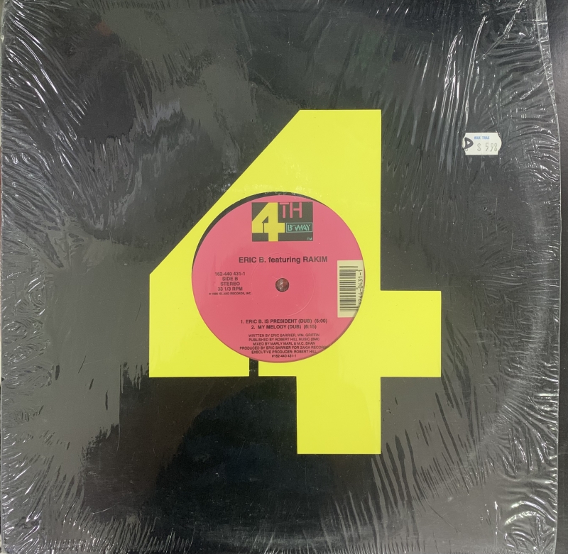 LP Eric B Featuring Rakim - Eric B Is President VINYL SINGLE IMPORTADO