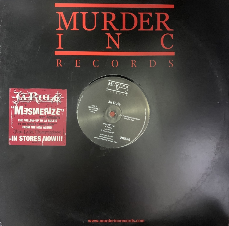 LP Ja Rule - Mesmerize e Pop N   s VINYL SINGLE IMPORTADO