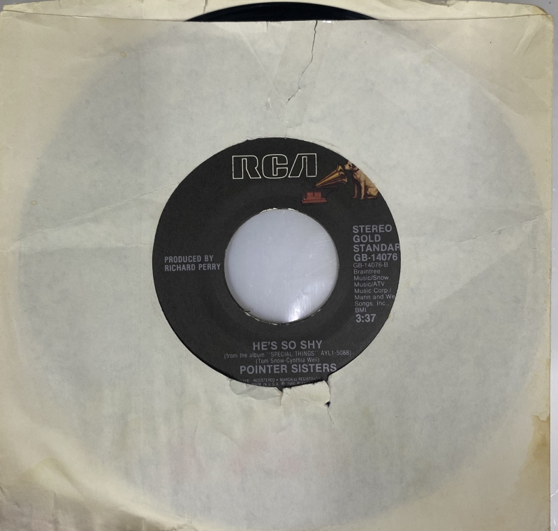 LP Pointer Sisters - Hes So Shy e Movin On VINYL COMPACTO 7 POLEGADAS