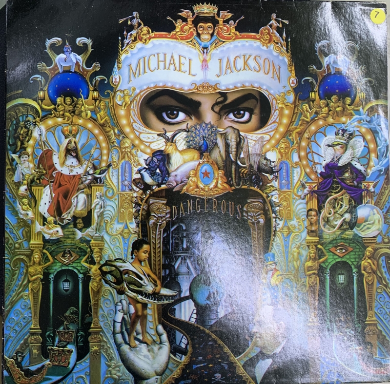 LP Michael Jackson - Dangerous VINYL DUPLO semi novo