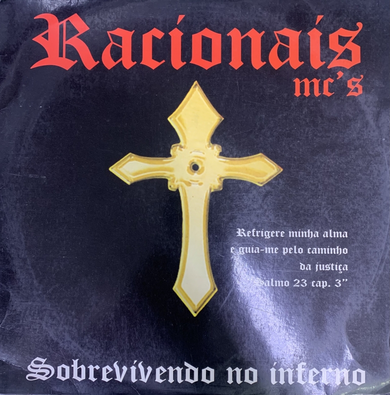 LP RACIONAIS MCS - SOBREVIVENDO NO INFERNO VINYL DUPLO ORIGINAL DE EPOCA