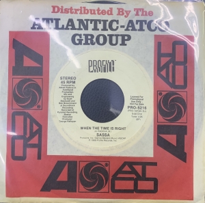 LP Sassa - When The Time Is Right VINYL COMPACTO 7 POLEGADAS