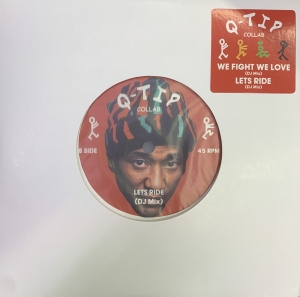 LP Q TIP A TRIBE CALLED QUEST - WE FIGHT WE LOVE e LETS RIDE VINYL COMPACTO 7 POLEGADAS