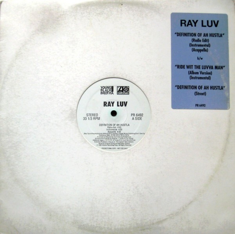 LP Ray Luv - Definition Of Ah Hustla e Ride With The Luvva Man VINYL SINGLE IMPORTADO