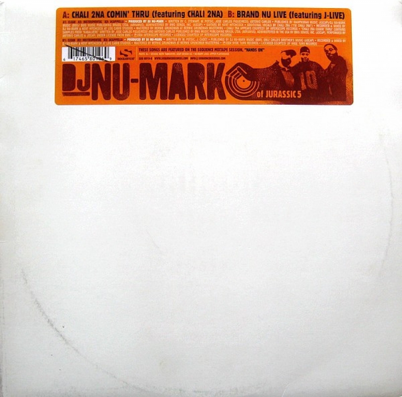 LP DJ Nu Mark - Chali 2NA Comin Thru e Brand Nu Live VINYL SINGLE IMPORTADO