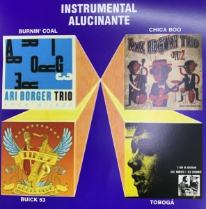 LP INSTRUMENTAL ALUCINANTE - ARI BORGER TRIO TOBOGA SAMBA ROCK VINYL COMPACTO 7 POLEGADAS