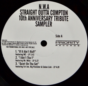 LP NWA - Straight Outta Compton - 10th Anniversary Tribute Sampler VINYL IMPORTADO LP NWA - Straight Outta Compton - 10th Anniversary Tribute Sampler VINYL IMPORTADO