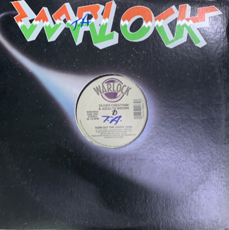 LP Oliver Cheatham & Jocelyn Brown - Turn Out The Lights and Somebody Elses Guy VINYL MPORTADO