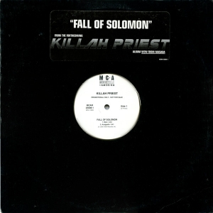 LP Killah Priest - Fall Of Solomon VINYL SINGLE IMPORTADO