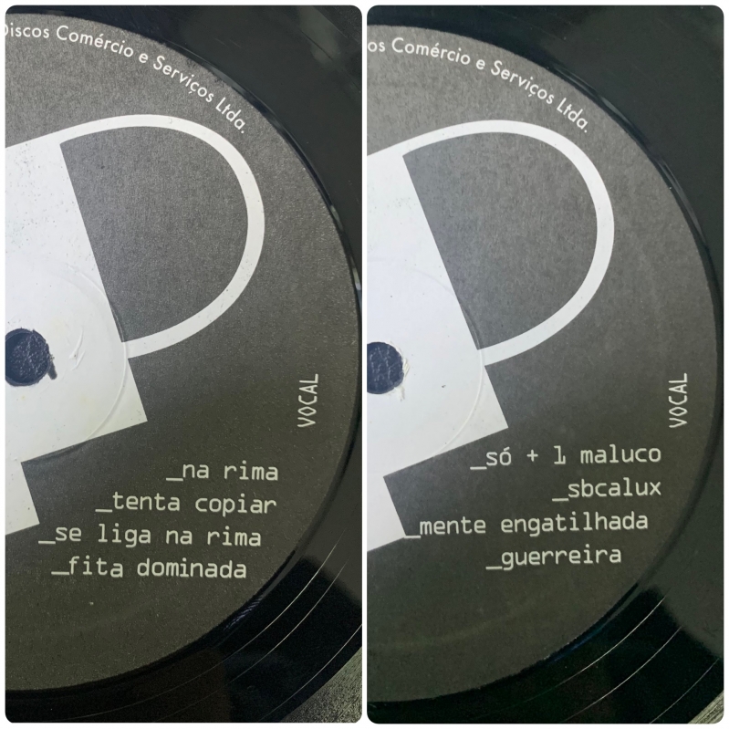 LP KL Jay - Na Batida Volume 3 VOCAL somente o DISCO 2 NOVO