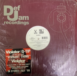 LP VIOLATOR FEAT Q TIP LL COOL J - VIVRANT THING VINYL SINGLE IMPORTADO