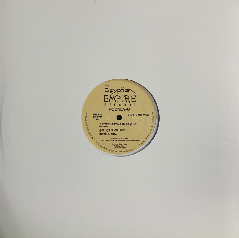 LP Rodney O - Everlasting Bass VINY SINGLE IMPORTADO