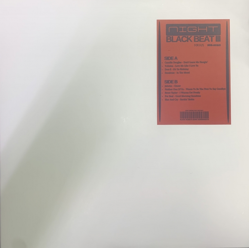 LP NIGHT BLACK BEAT 3 - JAHEIM DON E BRENT TAYLOR VINYL IMPORTADO