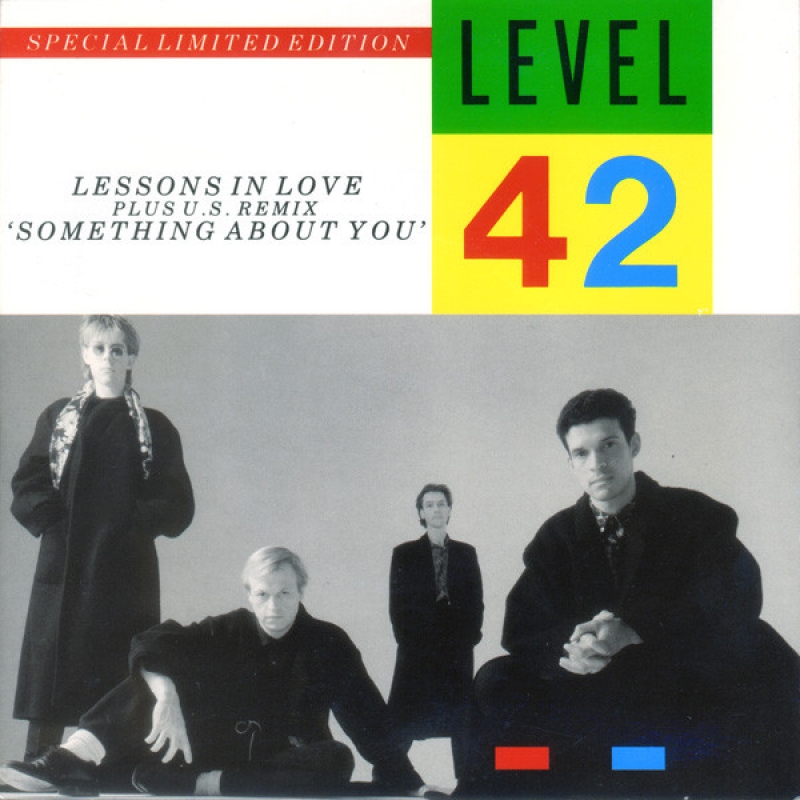LP Level 42 - Lessons In Love e Something About You VINYL COMPACTO 7 POLEGADAS